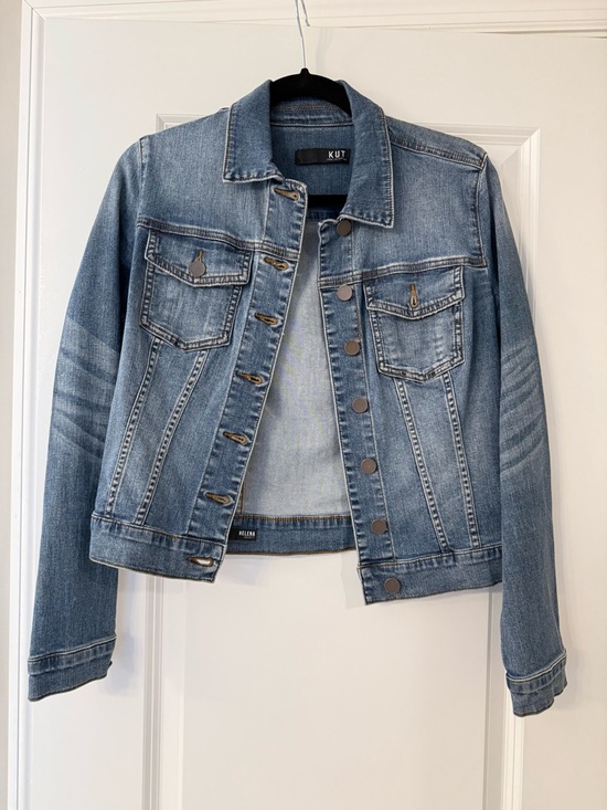 Kut from the Kloth Jackets & Blazers - Kut from the Kloth Medium Blue Denim Trucker Jacket